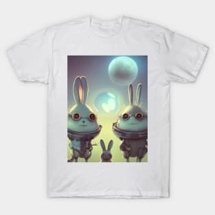 The Bunnies Control the Moon T-Shirt